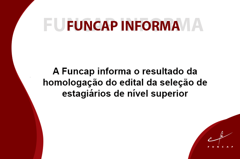 Homologação do resultado da seleção de estagiários