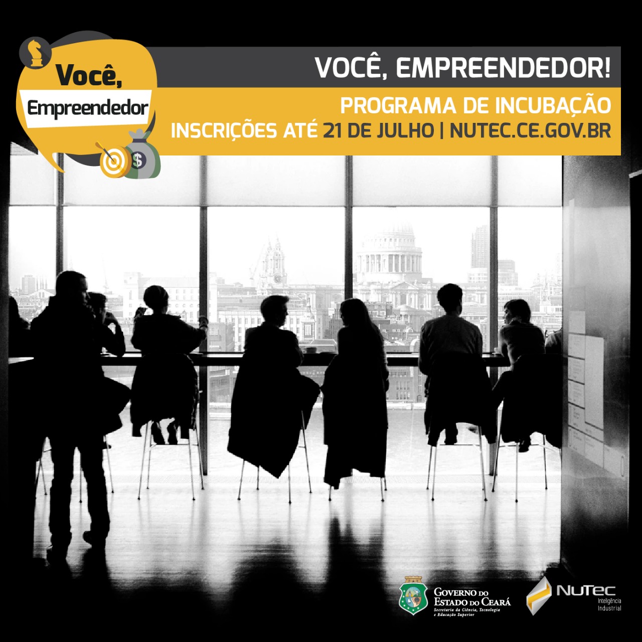 Programa de incubação do Nutec está com inscrições abertas