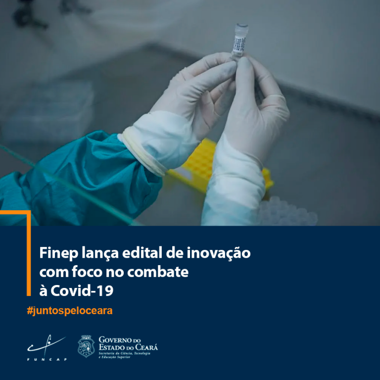 Finep lança edital de inovação com foco no combate à Covid19